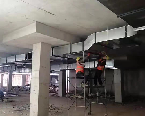 太原某小區(qū)地下車庫通風工程